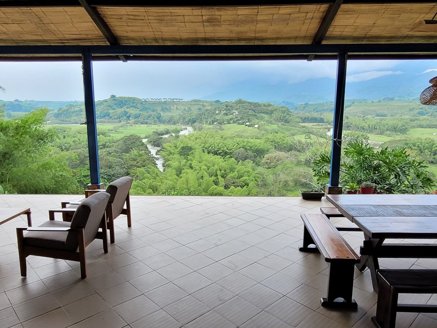 Vista a la montaña desde La María